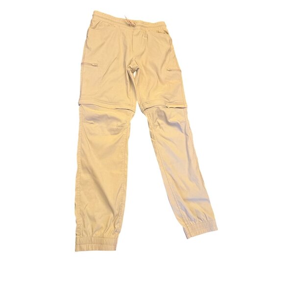 Eddie Bauer Kids Convertible Zip-Off Cargo Pants L(14/16) Beige Outdoor Gorpcore - Picture 1 of 6